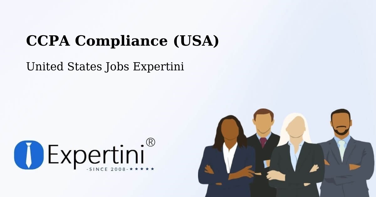 CCPA Compliance (USA) - United States Jobs Expertini